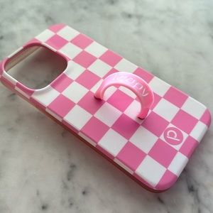 Pink Checkered Loopy IPhone 13 Pro